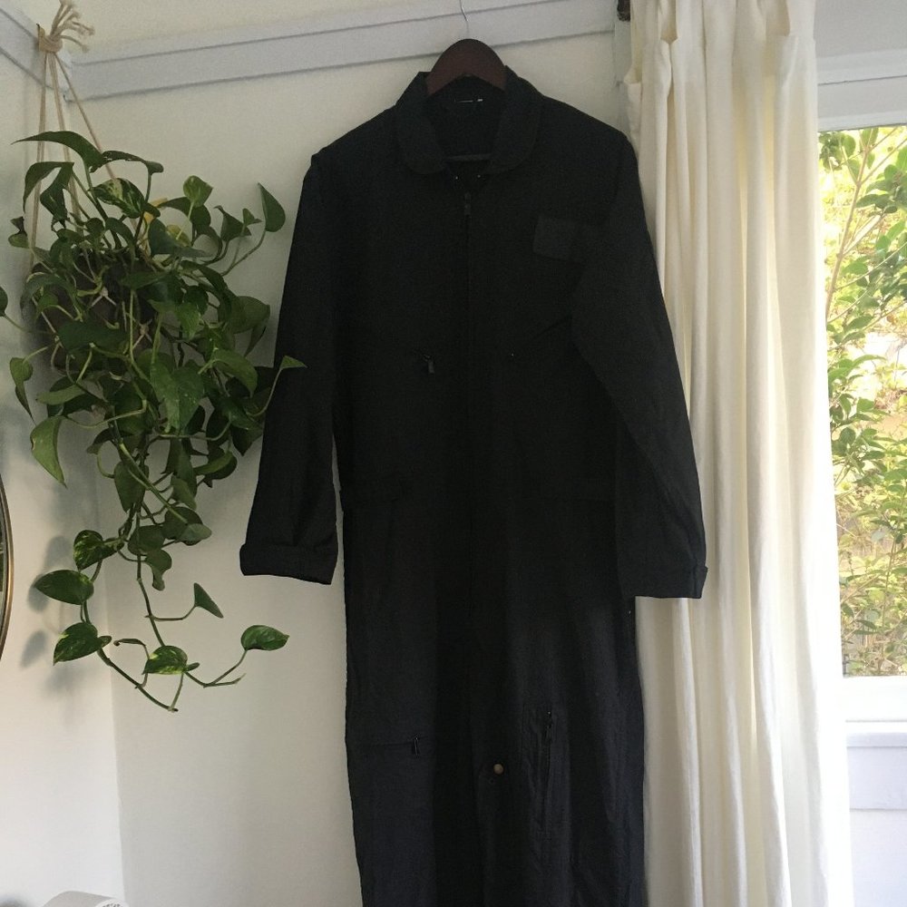 Steampunk Black Jumpsuit